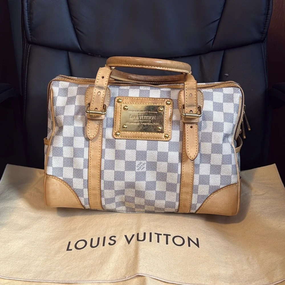 LOUIS VUITTON Damier Azur Berkeley